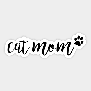 cat mom Sticker